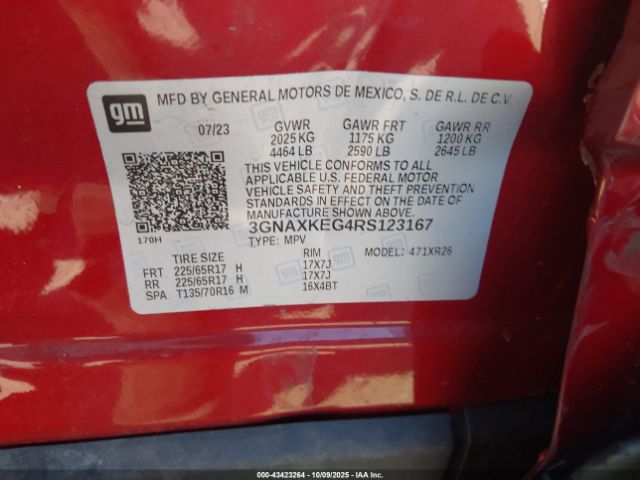 2024 CHEVROLET EQUINOX 3GNAXKEG4RS123167 Photo 8