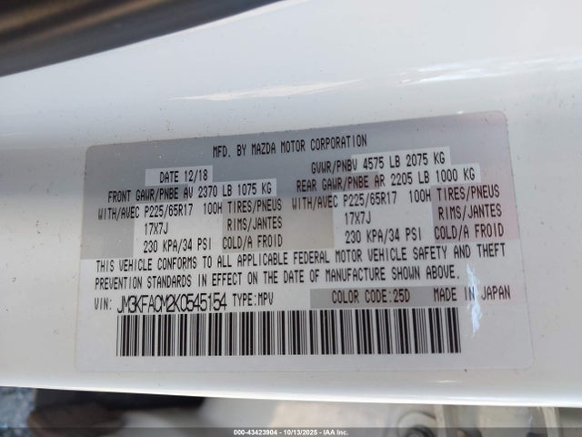 Mazda Cx-5 Touring 2019 JM3KFACM2K0545154 Image 9