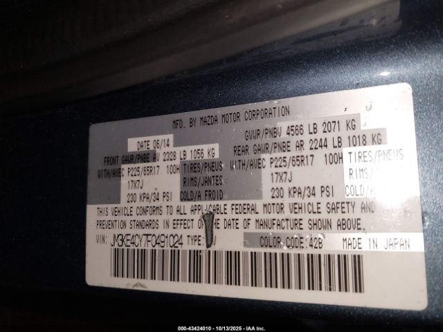 2015 MAZDA CX-5 JM3KE4CY7F0491024 Photo 8