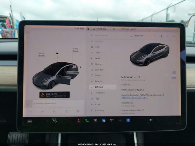 2019 TESLA MODEL 3 5YJ3E1EA0KF424854 Photo 6