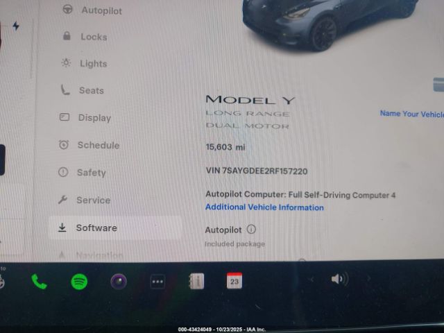 2024 TESLA MODEL Y 7SAYGDEE2RF157220 Photo 6