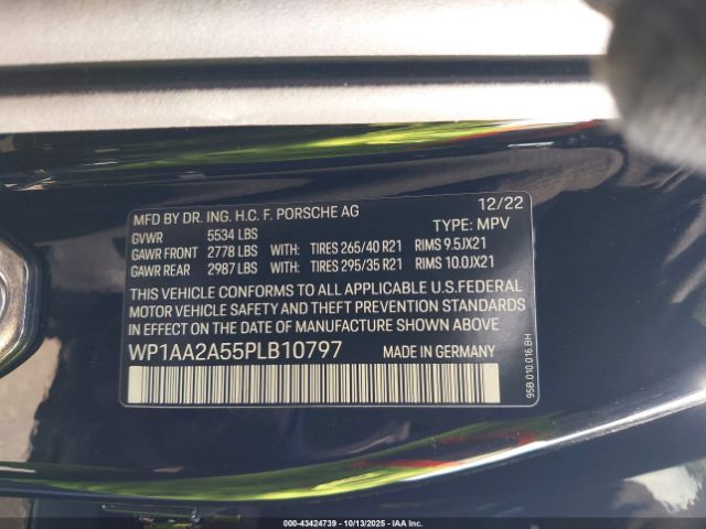 2023 PORSCHE MACAN WP1AA2A55PLB10797 Photo 8