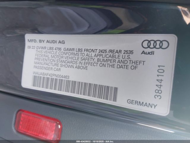 2023 AUDI A4 WAUABAF42PN004463 Photo 8