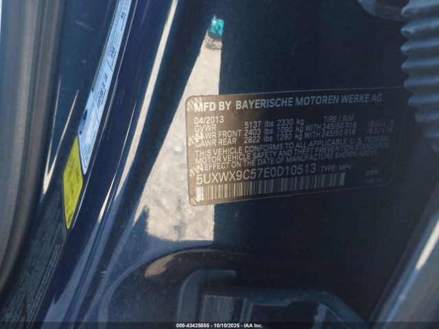 2014 BMW X3 5UXWX9C57E0D10513 Photo 8