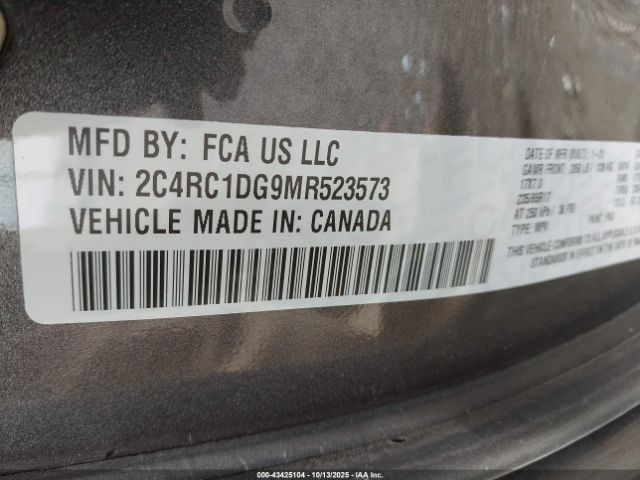 2021 CHRYSLER VOYAGER 2C4RC1DG9MR523573 Photo 8