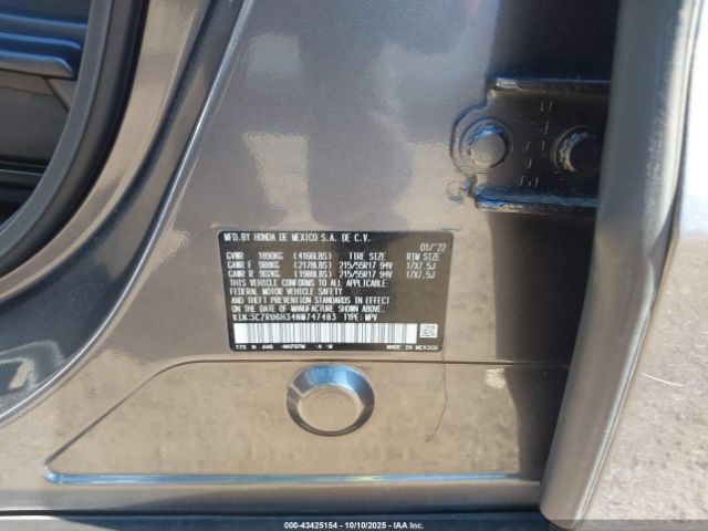 2022 HONDA HR-V 3CZRU6H34NM747483 Photo 8