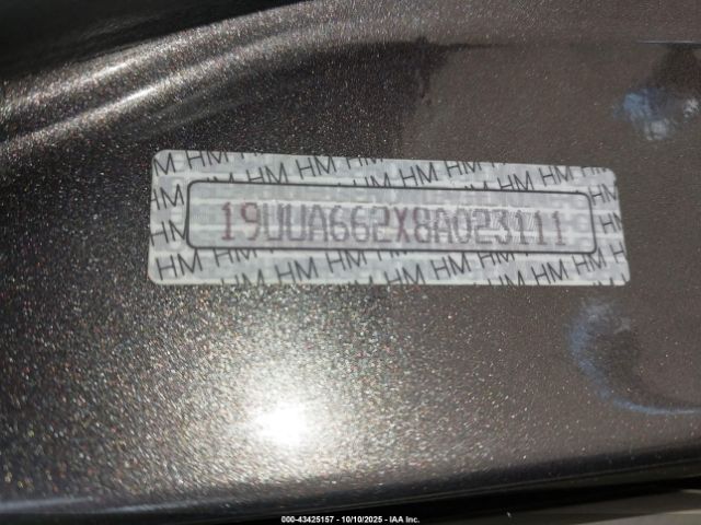 2008 ACURA TL 19UUA662X8A023111 Photo 8