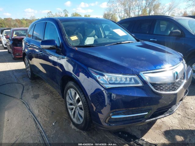 2015 ACURA MDX 5FRYD4H49FB029804 Photo 0