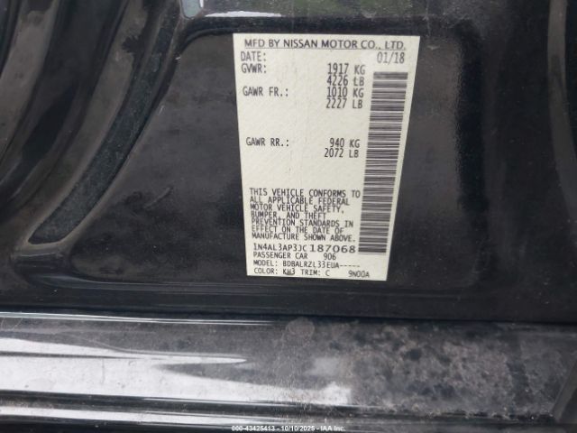 2018 NISSAN ALTIMA 1N4AL3AP3JC187068 Photo 8