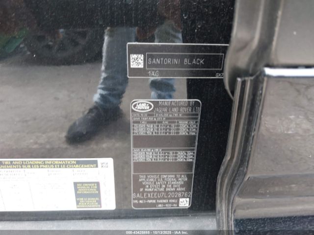 2020 LAND ROVER DEFENDER SALEXEEU7L2028762 Photo 8