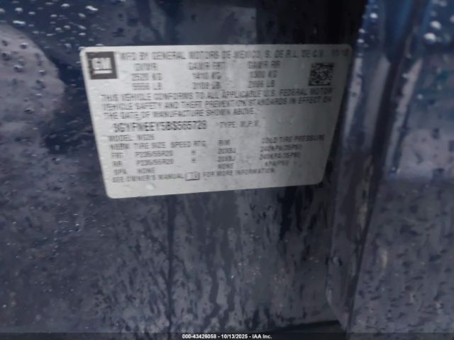 2011 CADILLAC SRX 3GYFNEEY5BS565728 Photo 8