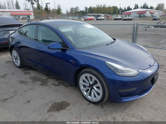 2022 TESLA MODEL 3 5YJ3E1EA2NF142932 Photo 0