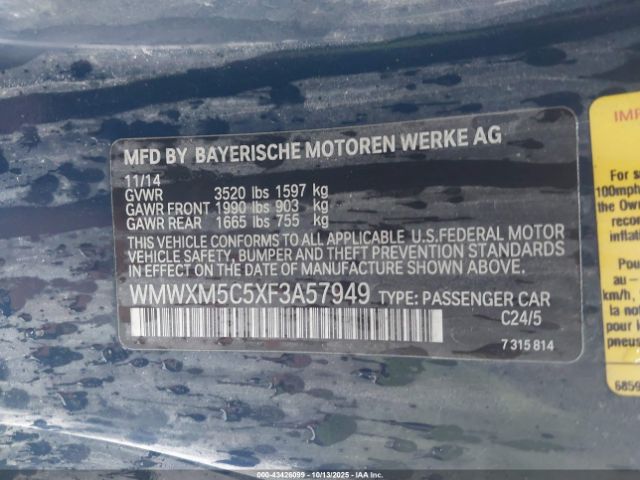 2015 MINI HARDTOP WMWXM5C5XF3A57949 Photo 8