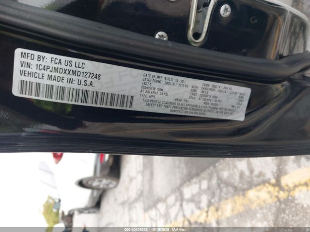 2021 JEEP CHEROKEE 1C4PJMDXXMD127248 Photo 8