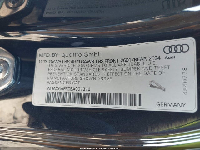 2014 AUDI RS 5 WUAC6AFR0EA901316 Photo 8