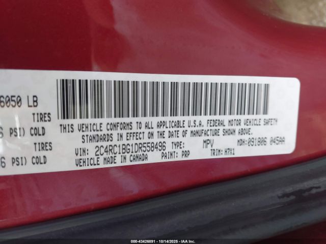 2013 CHRYSLER TOWN & COUNTRY 2C4RC1BG1DR558496 Photo 8