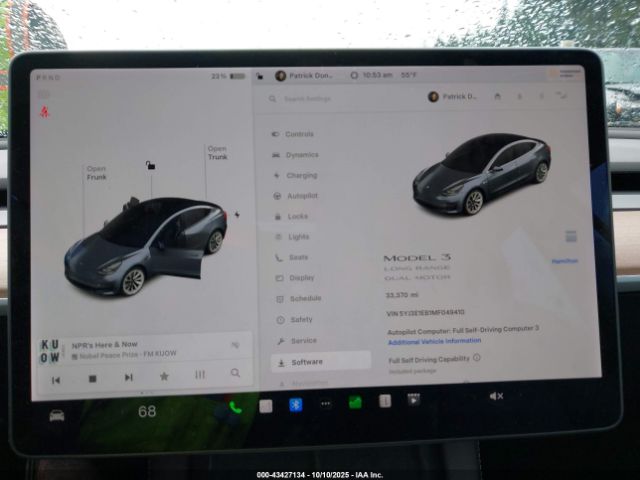 2021 TESLA MODEL 3 5YJ3E1EB1MF049410 Photo 6