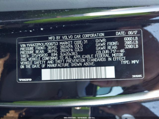 2018 VOLVO XC90 YV4A22PKXJ1208753 Photo 8