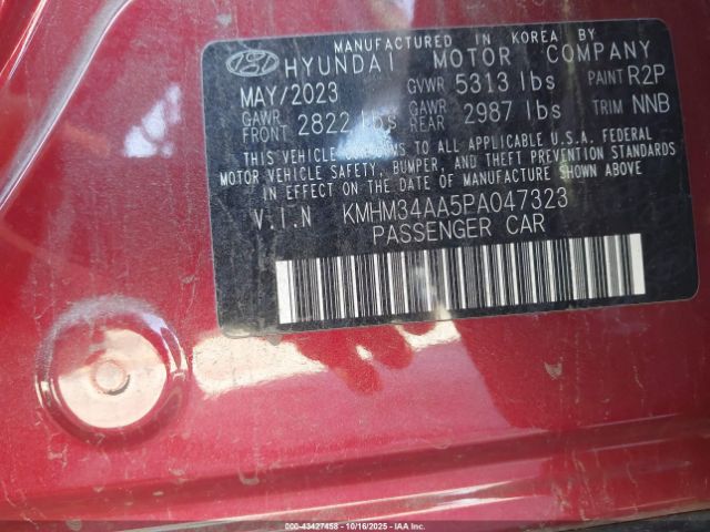 2023 HYUNDAI IONIQ 6 KMHM34AA5PA047323 Photo 8