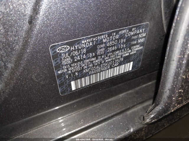 2019 GENESIS G70 KMTG54LE5KU017579 Photo 8