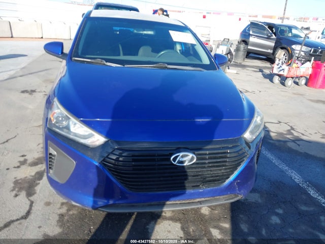 KMHC65LCXKU168802 Hyundai Ioniq Hybrid Blue