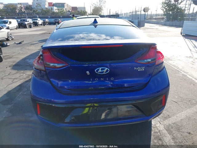 KMHC65LCXKU168802 Hyundai Ioniq Hybrid Blue