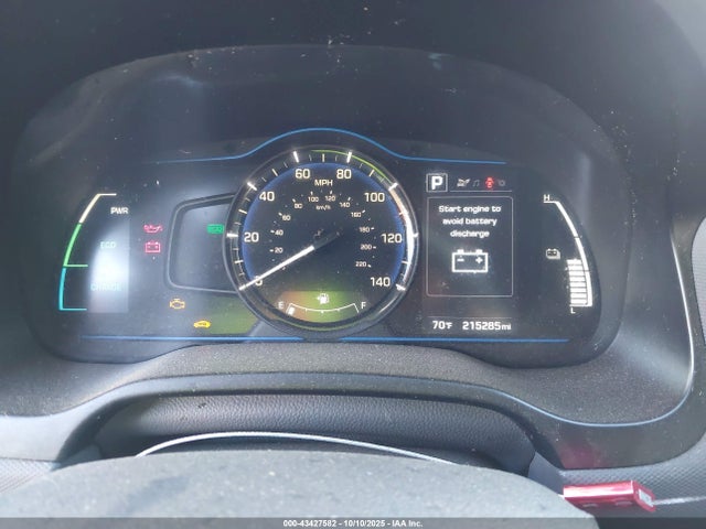 KMHC65LCXKU168802 Hyundai Ioniq Hybrid Blue