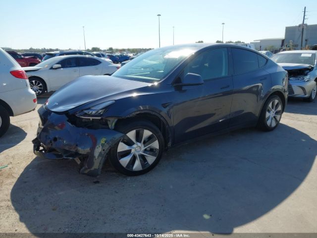 2021 TESLA MODEL Y 5YJYGDEEXMF186468 Photo 1