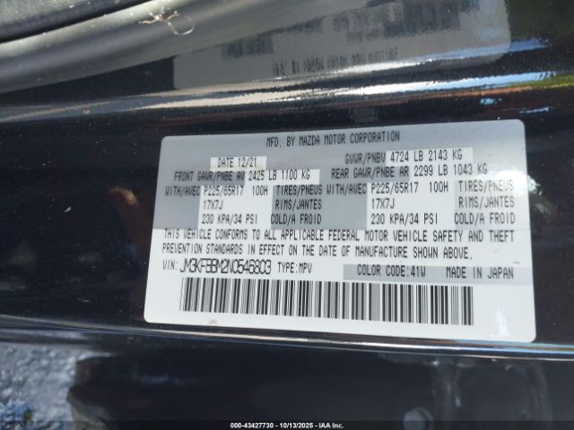 2022 MAZDA CX-5 JM3KFBBM2N0546803 Photo 8