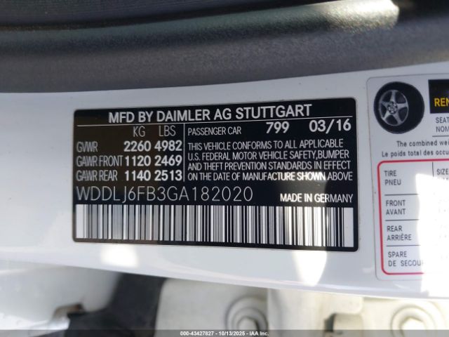 2016 MERCEDES-BENZ CLS 400 WDDLJ6FB3GA182020 Photo 8