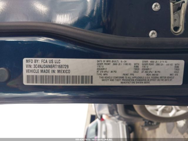 2024 JEEP COMPASS 3C4NJDAN6RT168729 Photo 8