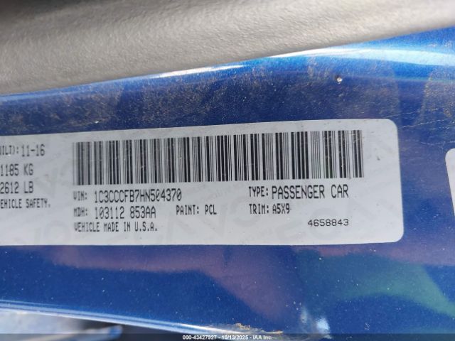 2017 CHRYSLER 200 1C3CCCFB7HN504370 Photo 8