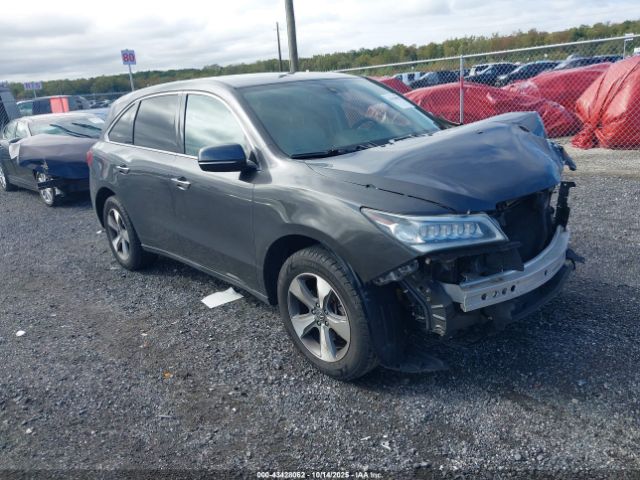 2015 ACURA MDX 5FRYD4H27FB013325