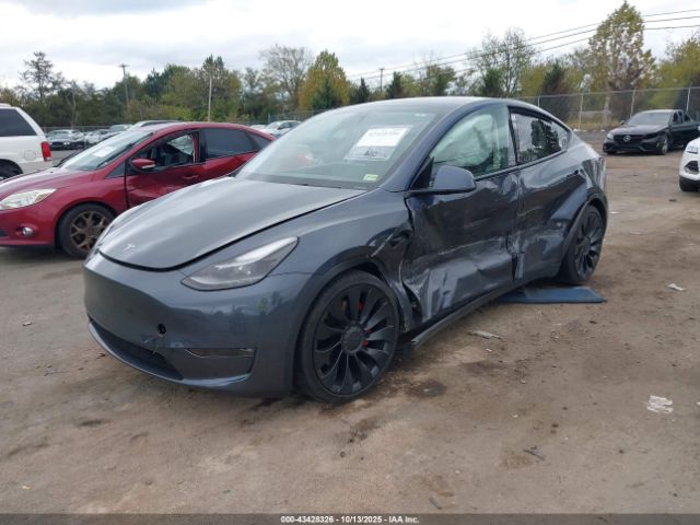 2022 TESLA MODEL Y 7SAYGDEFXNF495516 Photo 1