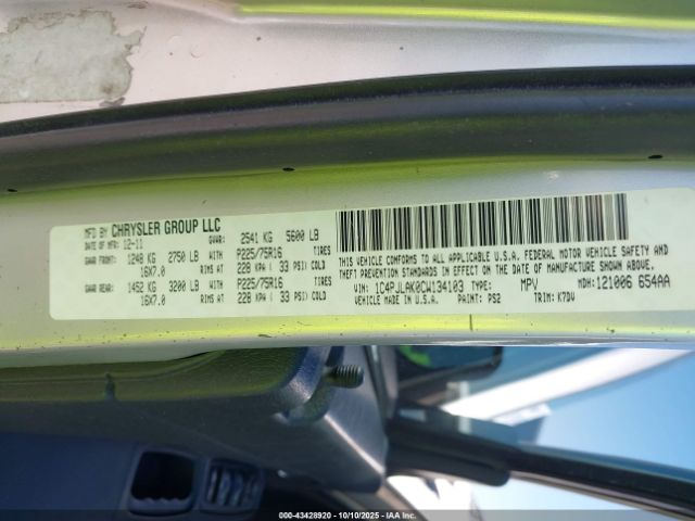 2012 JEEP LIBERTY 1C4PJLAK0CW134103 Photo 8