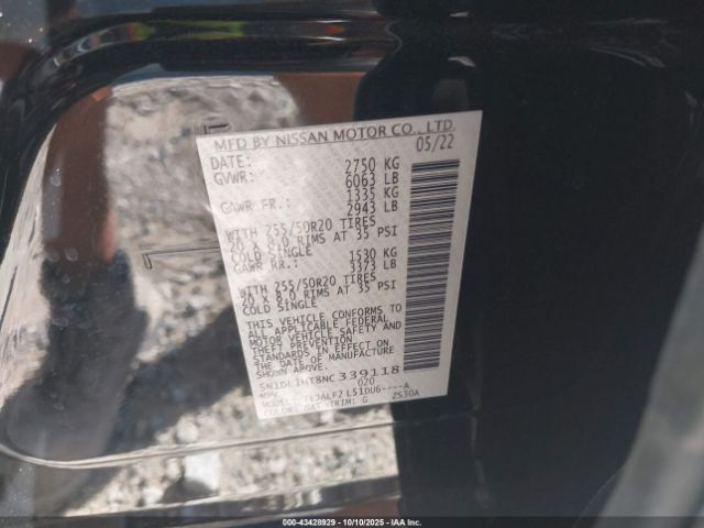 2022 INFINITI QX60 5N1DL1HT8NC339118 Photo 8