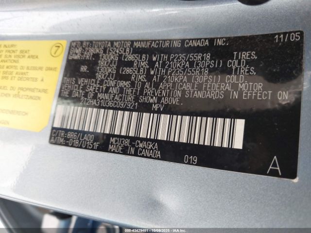 2006 LEXUS RX 330 2T2HA31U36C097921 Photo 8