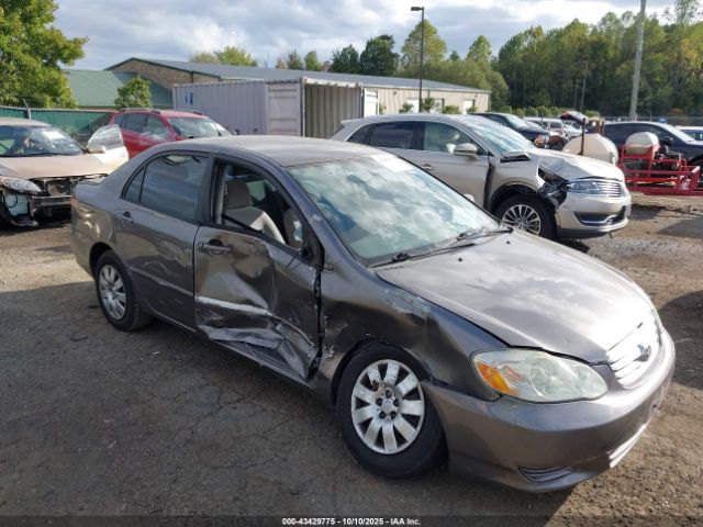 2004 TOYOTA COROLLA 2T1BR32E64C302851