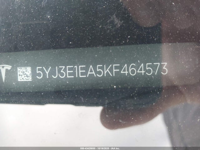 2019 TESLA MODEL 3 5YJ3E1EA5KF464573 Photo 8