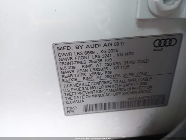 2018 AUDI Q7 WA1LAAF76JD013893 Photo 8