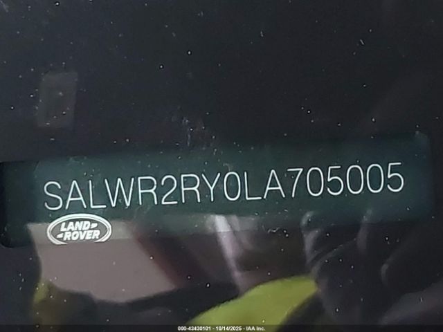 2020 LAND ROVER RANGE ROVER SPORT SALWR2RY0LA705005 Photo 8