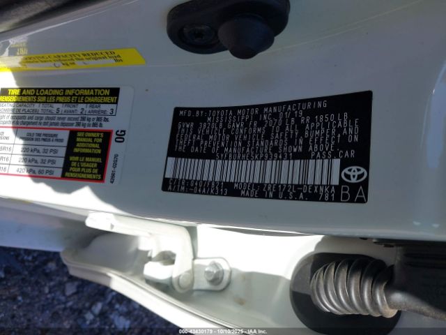 2019 TOYOTA COROLLA 5YFBURHE5KP939431 Photo 8