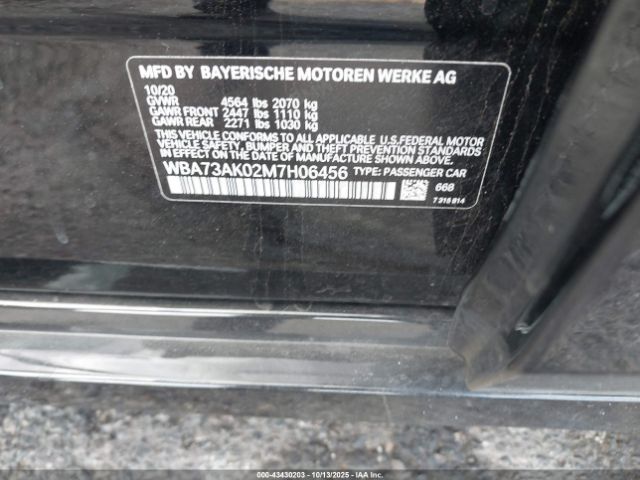 2021 BMW 228I GRAN COUPE WBA73AK02M7H06456 Photo 8