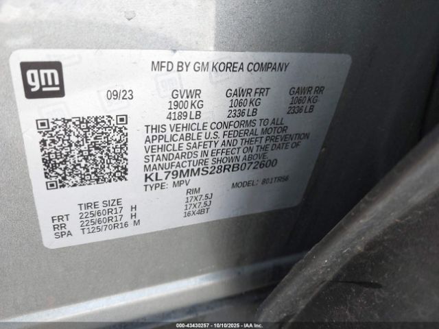 2024 CHEVROLET TRAILBLAZER KL79MMS28RB072600 Photo 8