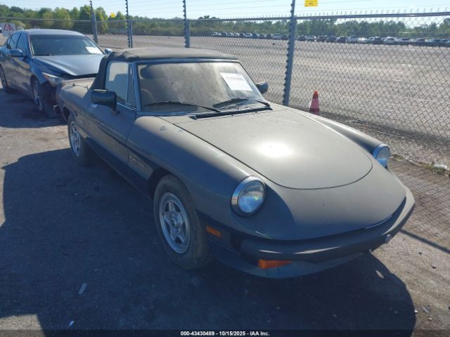 1987 ALFA ROMEO SPIDER ZARBA5586H1048261