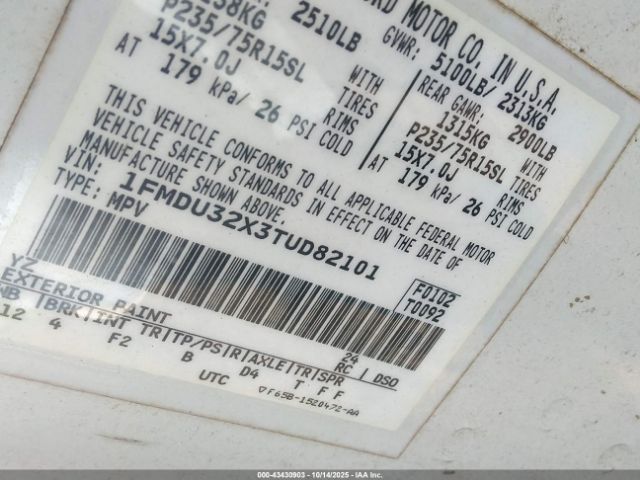 1996 FORD EXPLORER 1FMDU32X3TUD82101 Photo 8