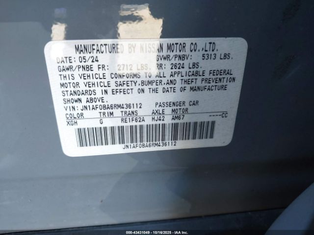 2024 NISSAN ARIYA JN1AF0BA6RM436112 Photo 8