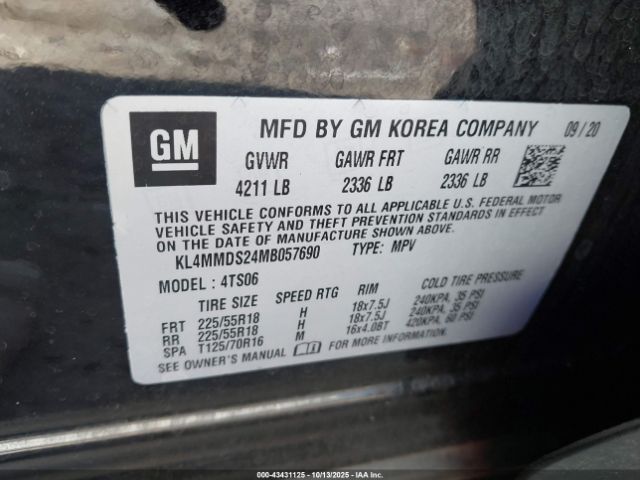 2021 BUICK ENCORE GX KL4MMDS24MB057690 Photo 8