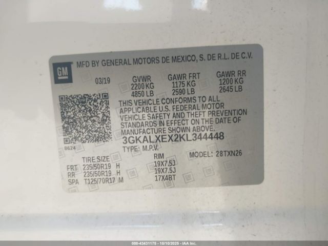 2019 GMC TERRAIN 3GKALXEX2KL344448 Photo 8