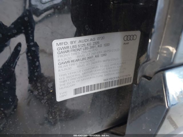 2020 AUDI Q3 WA1FECF30L1121974 Photo 8